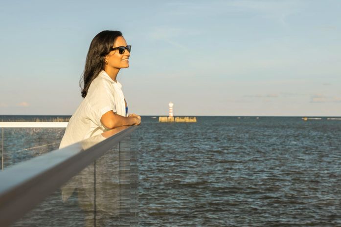 Turista no Marco dos Corais, Orla de Ponta Verde, Maceió