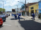  Operação tapa-buraco está no Centro de São Miguel dos Campos