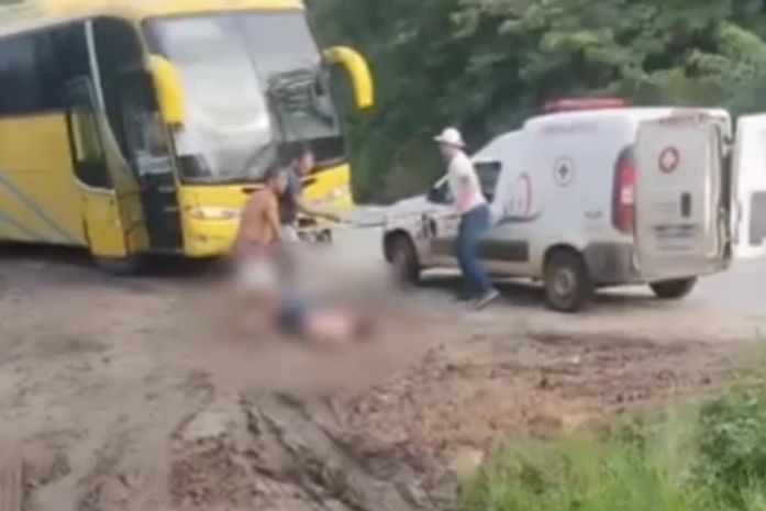 Estudante sofre descarga elétrica e fica gravemente ferido ao subir em ônibus no interior de AL