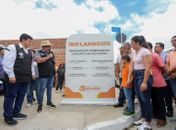 Deputada Gabi Gonçalves e Prefeito Gilberto Gonçalves entregam três quadras poliesportivas em Rio Largo