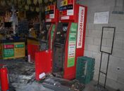 Caixas eletrônicos foram arrombados por criminosos