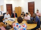 Joaquim Brito se reuniu com representantes de famílias desassistidas pelo Programa da Sopa no início do mês
