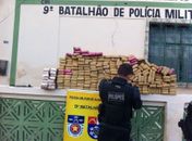 Droga apreendida pelo 9º BPM em Delmiro Gouveia