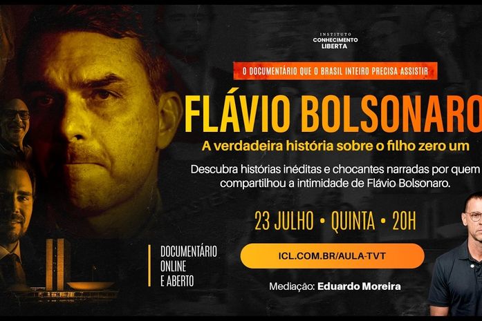 Documentário sobre Flávio Bolsonaro – que é horrível – é alvo de ação na Justiça Eleitoral