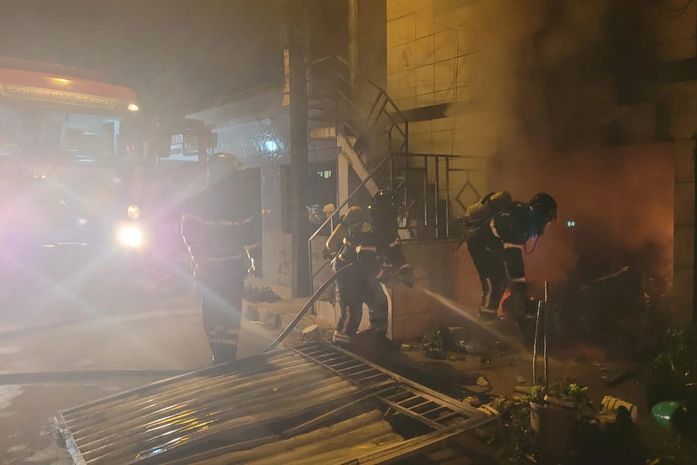 Princípio de incêndio atinge garagem de residência na parte alta de Maceió; Bombeiros são acionados