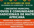 
No Dia Mundial da Alimentação vai ter muito Axé no prato e conversas à mesa. Sentiu o gostinho?
