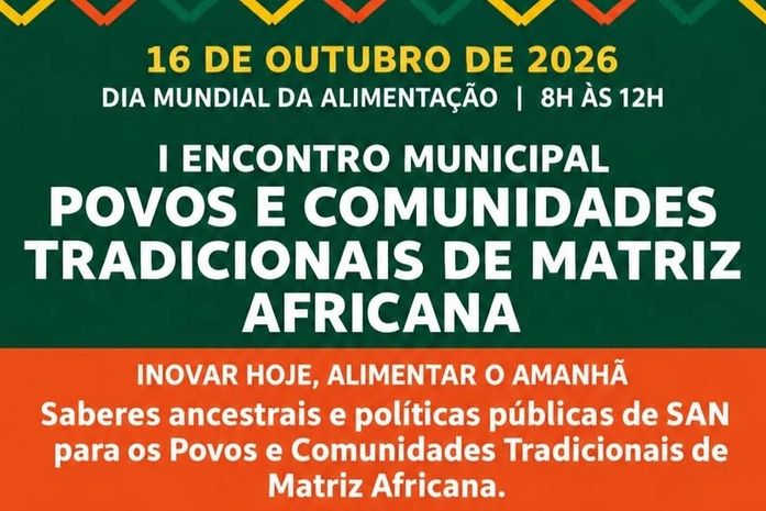 No Dia Mundial da Alimentação vai ter muito Axé no prato e conversas à mesa. Sentiu o gostinho?