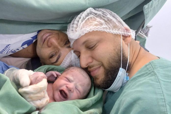 Hospital da Cidade celebra chegada de bebê nas primeiras horas de 2025