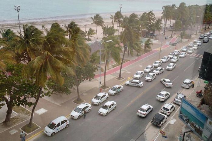Protesto de taxistas contra uber
