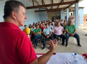 Deputado Ronaldo Medeiros se reúne com integrantes do diretório do PT em Lagoa da Canoa 