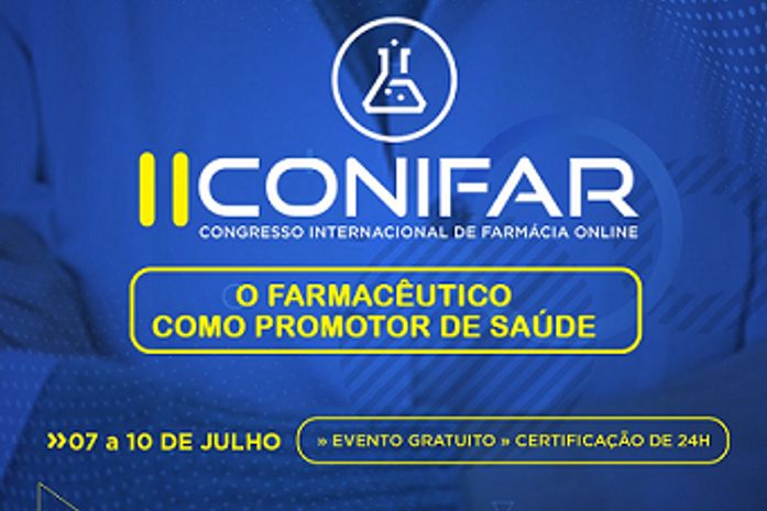 CONIFAR 2021 debate tema sobre “O Farmacêutico como Promotor de Saúde”, em evento que acontece 7 a 10 de julho