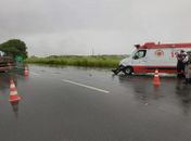 Ambulância do Samu se envolve em acidente na Barra de São Miguel