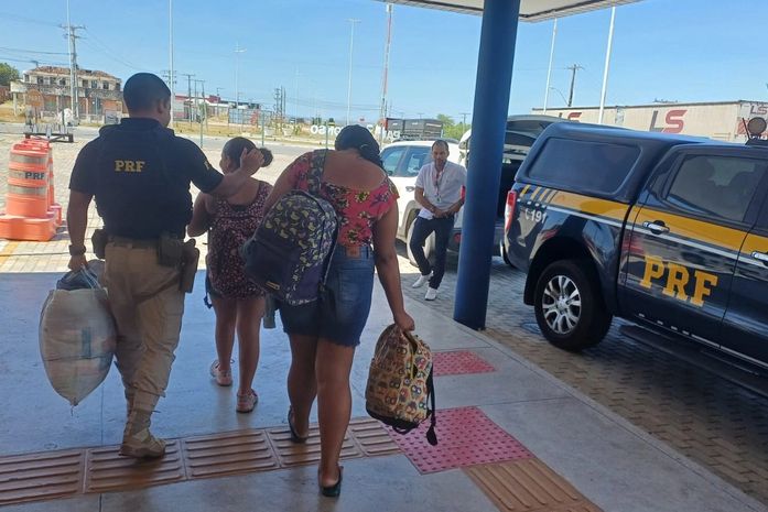 Menina e adolescente que desapareceram em Maceió são localizadas pela PRF, no Sertão