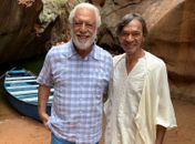 Alderir contracenou com o ator Antônio Fagundes. 