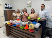 Prefeitura amplia estrutura esportiva das escolas municipais com entrega de novos equipamentos