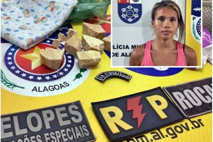 Bebê de 11 meses era usado como disfarce pela mãe para traficar drogas