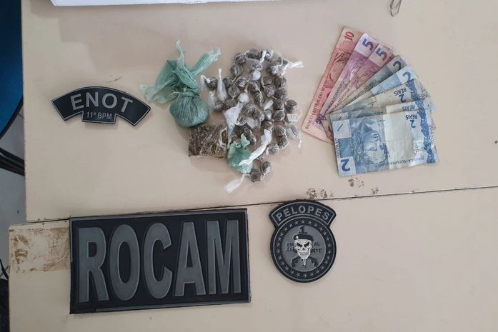 Jovens são presos com maconha e cocaína durante ações contra tráfico no interior