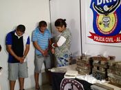 Grupo preso é acusado de tráfico de drogas 