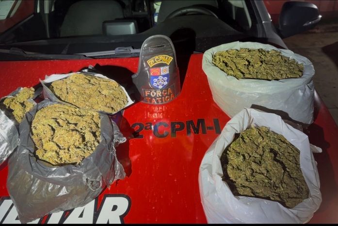 Homem é preso em flagrante com maconha avaliada em R$ 300 mil no município de Paripueira