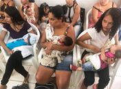 Semana de Aleitamento Materno é encerrada com café da manhã para gestantes, em Palmeira