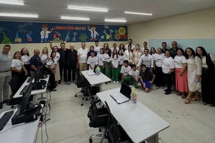 Educação de São Miguel dos Campos inaugura dois laboratórios maker do projeto Rede Alagoana Faça Ciência na Escola, em parceria com o Cesmac
