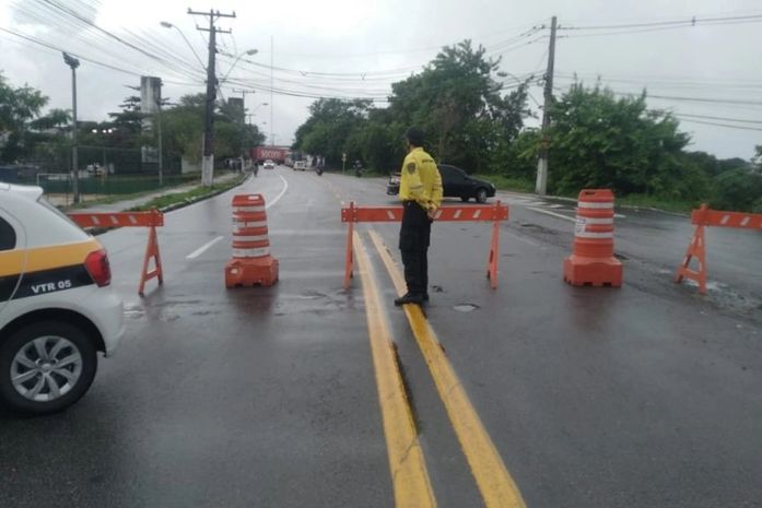 SMTT libera Avenida Jorge Montenegro de Barros após remoção de árvores