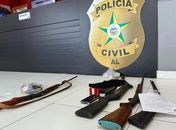 Megaoperação da Polícia Civil prende três pessoas e apreende armas e drogas no Sertão 