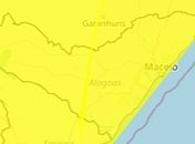 Inmet emite alerta de chuvas intensas para todas cidades de Alagoas