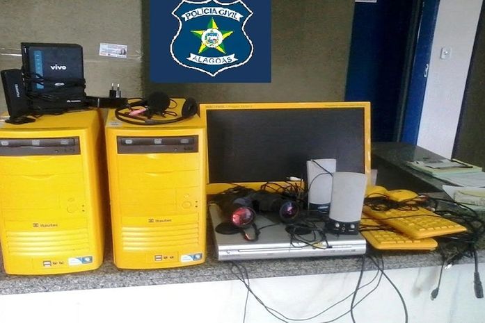 Material furtado e recuperado (foto: Ascom/PC)