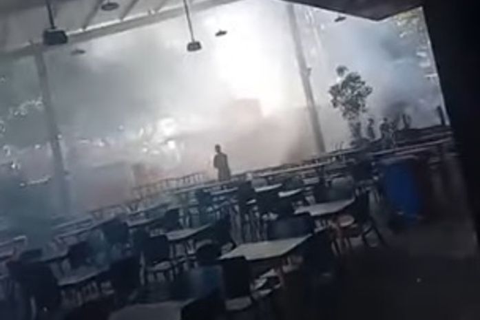 Incêndio atinge box no Truck Zone, na Jatiúca, e mobiliza Corpo de Bombeiros; veja vídeo