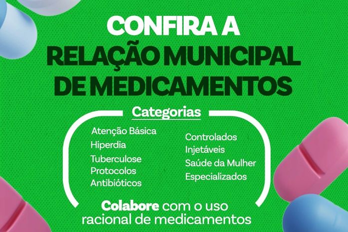 Secretaria de Saúde de São Miguel dos Campos divulga Relação Municipal de Medicamentos