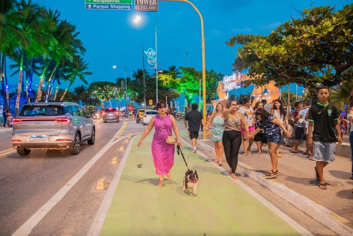 Faixa Verde na orla marítima de Maceió