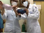 Empresa doa máscaras a usuários do Bloco I do PAM Salgadinho