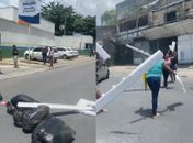 Mães protestam por mais vagas na educação infantil em frente à Semed, em Maceió

