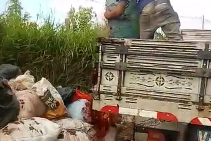 Veículos descartando lixo irregularmente em vias públicas de Arapiraca podem ser multados