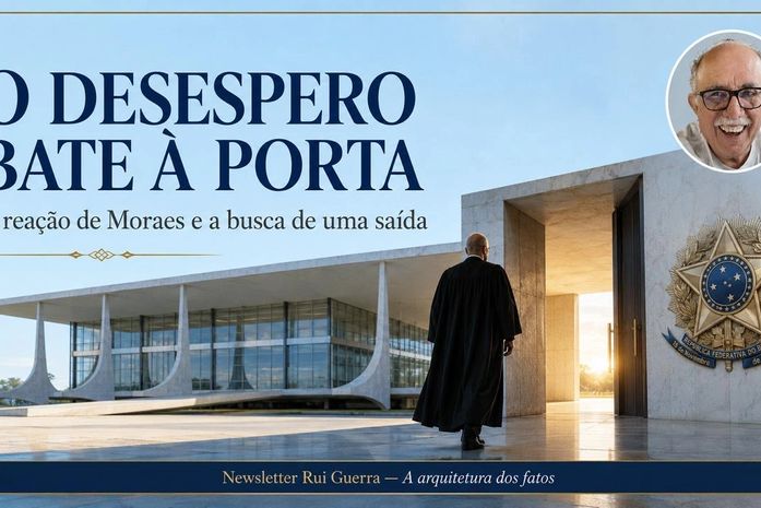 O desespero bate à porta:
A reação de Moraes e a busca de uma saída