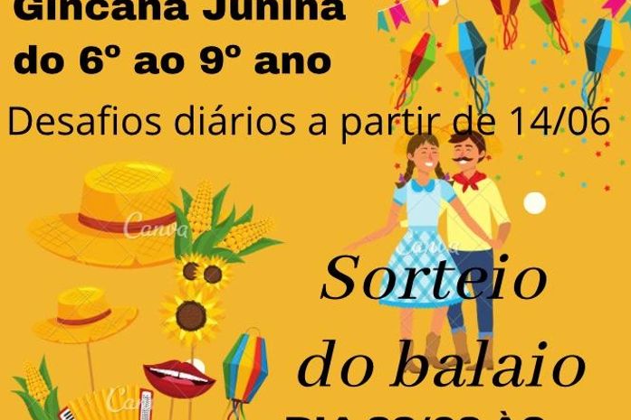 Gincana junina promove aprendizagem no ambiente educativo e online