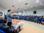 Rui Palmeira parabeniza a Guarda Municipal pelo seu empenho e compromisso.