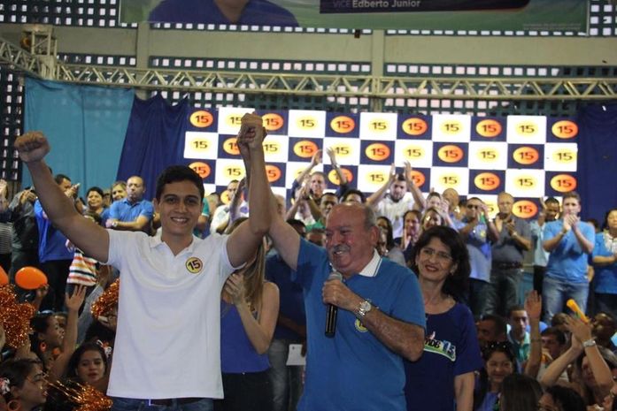 Ediberto Júnior e Carlos Alberto Canuto, ambos do PMDB