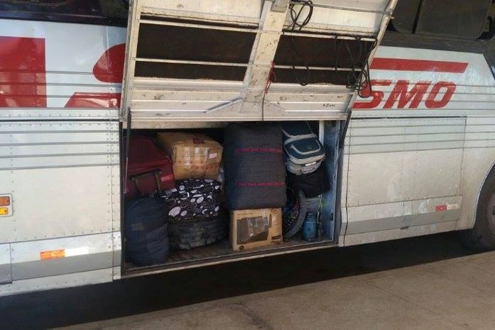 ônibus com irregularidades