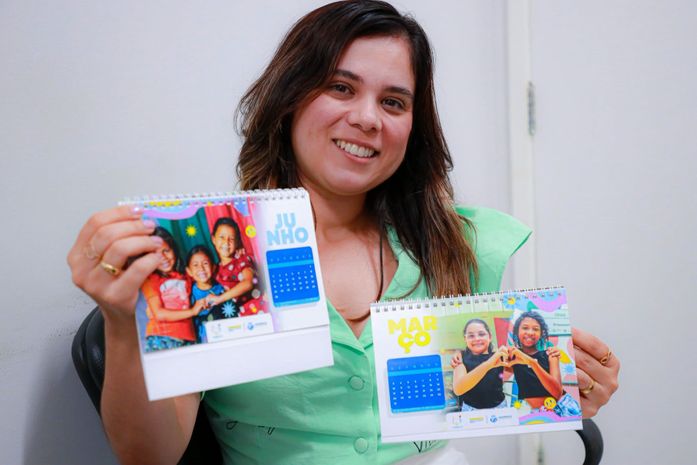 Calendário fortalece vínculos e destaca crianças atendidas nos CRAS de Arapiraca
