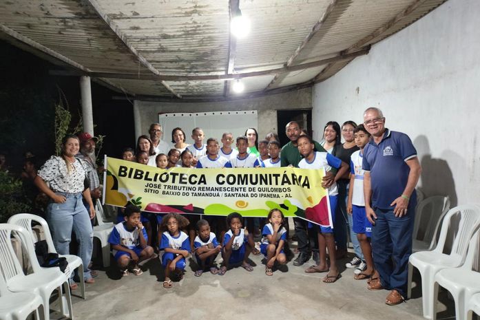 Comunidade quilombola em Santana do Ipanema ganha Biblioteca Comunitária