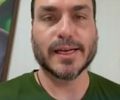 "Se Bolsonaro pudesse falar, tenho certeza que seria o voto dele”, diz Carlos ao declarar apoio a Leonardo Dias

