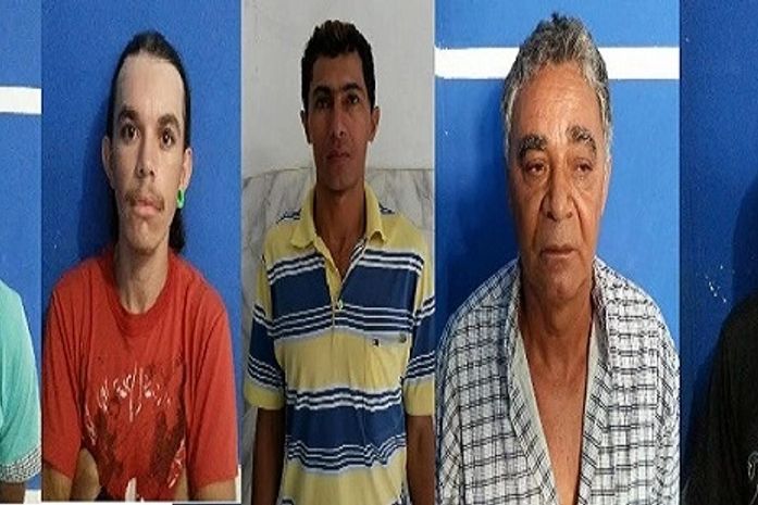 Presos na operação deflagrada no Sertão