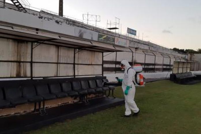 Dependências do estádio municipal de Arapiraca foi higienizada