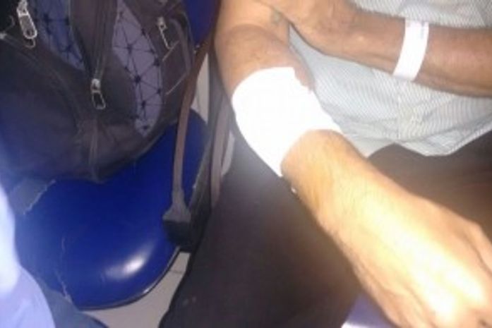 Motorista é esfaqueado por passageiro na parte baixa