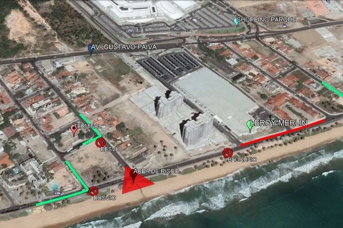 SMTT alerta sobre interdição na orla de Cruz das Almas
