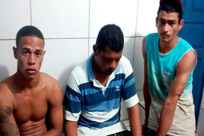 Trio acusado de tráfico no litoral Norte