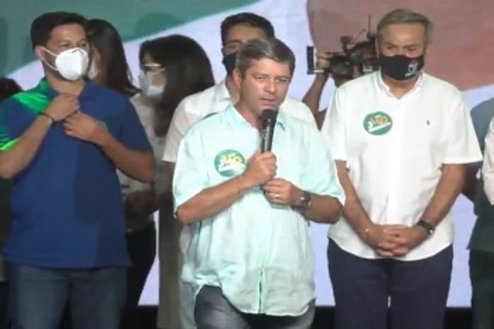 “Jamais serei covarde”, diz Cabo Bebeto na convenção de JHC e Lessa