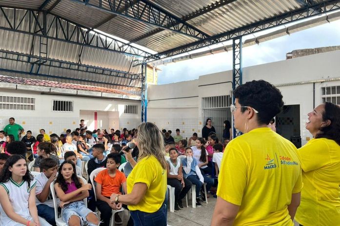 Programa Escola Alerta fala sobre educação ambiental e sustentabilidade aos alunos da rede municipal